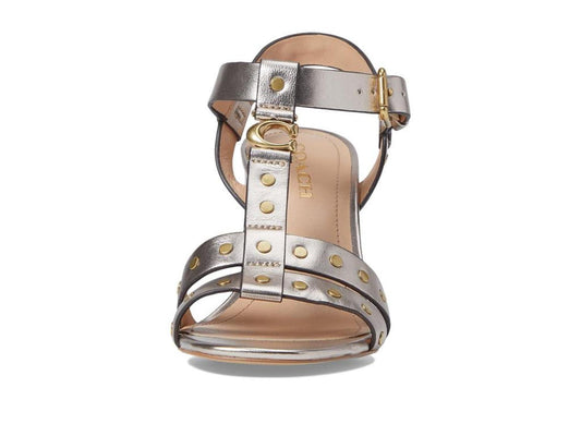 Margaret Metallic Leather Sandal