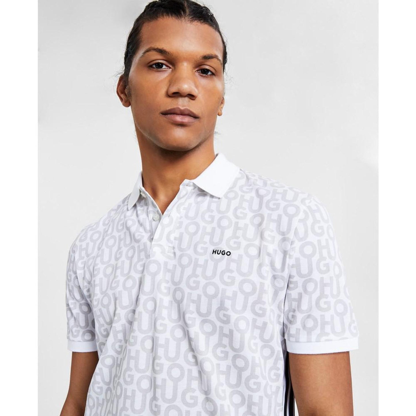 Men's Donian Regular-Fit Logo-Print Polo Shirt