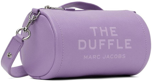 Purple 'The Leather' Duffle Bag