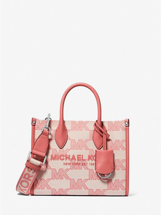 Mirella Small Logo Jacquard Crossbody Bag