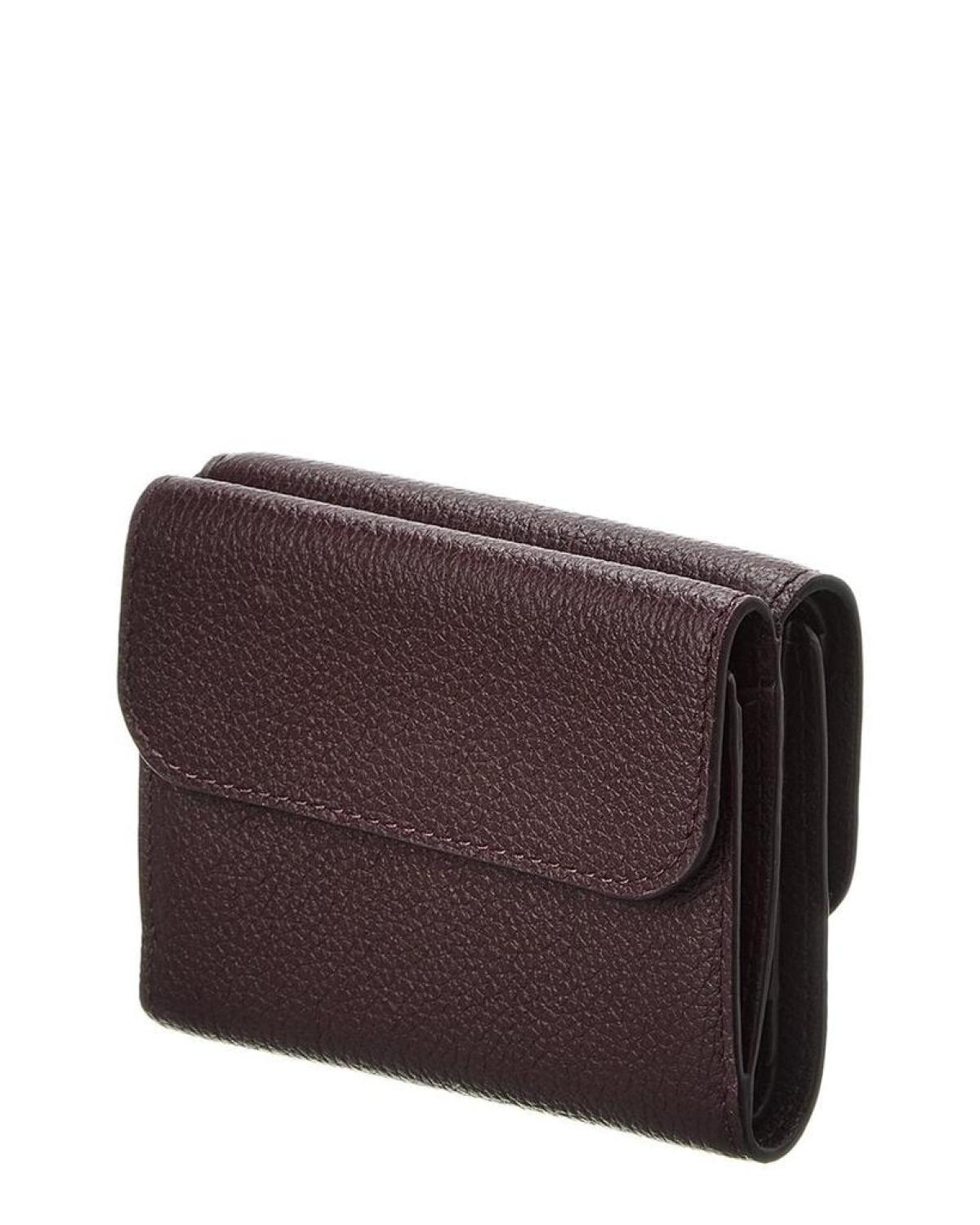 Chloé Marcie Leather French Wallet