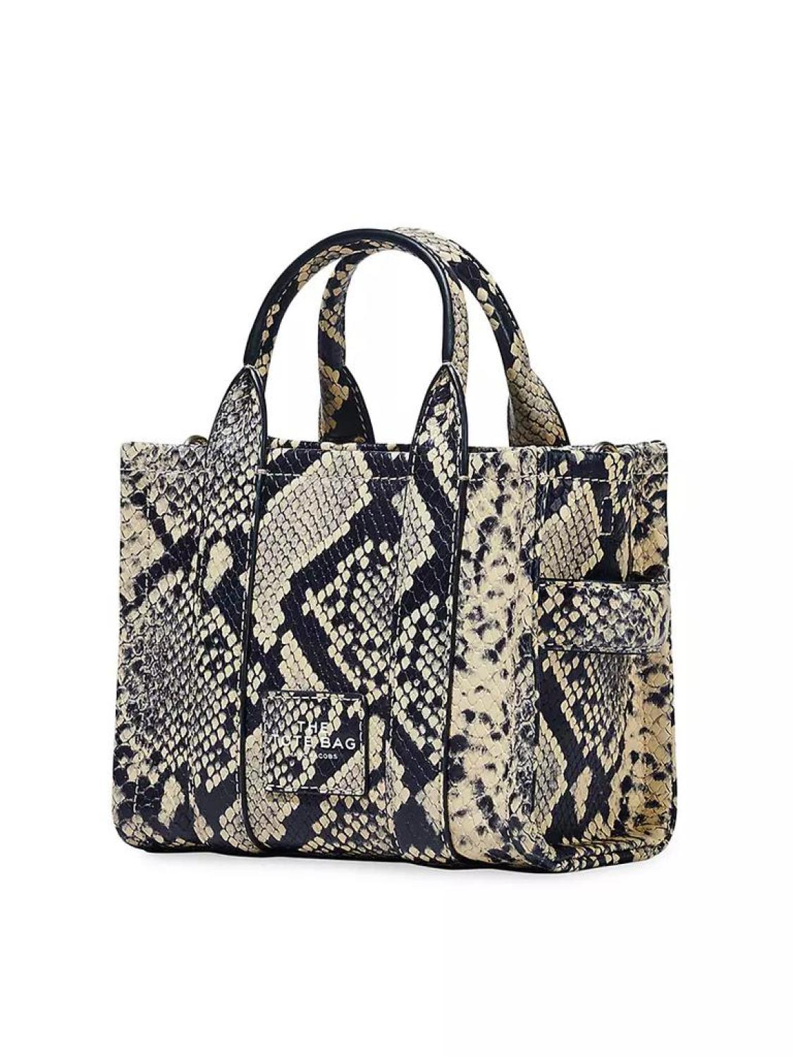 The Snakeskin Mini Tote