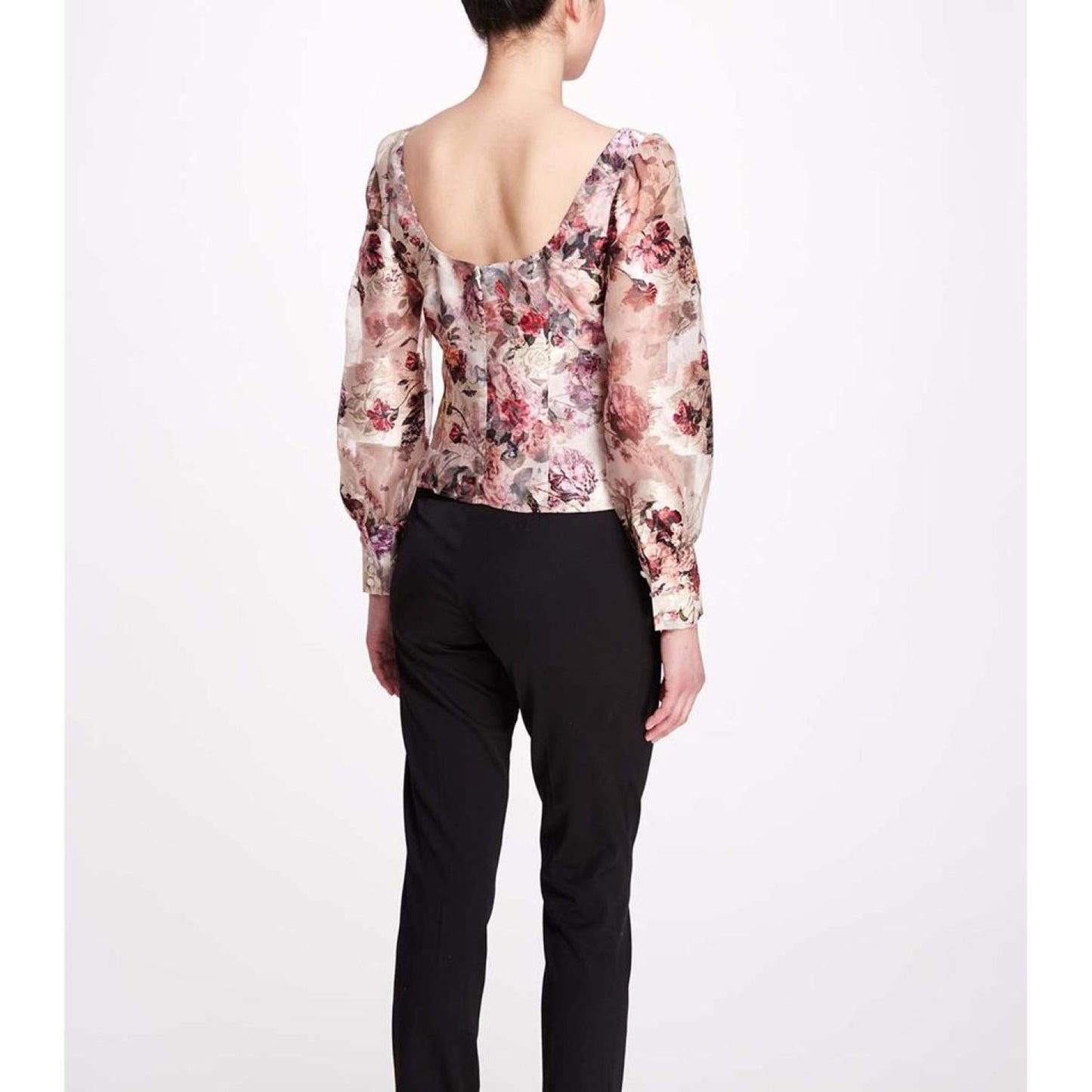 Long Sleeve Floral Blouse