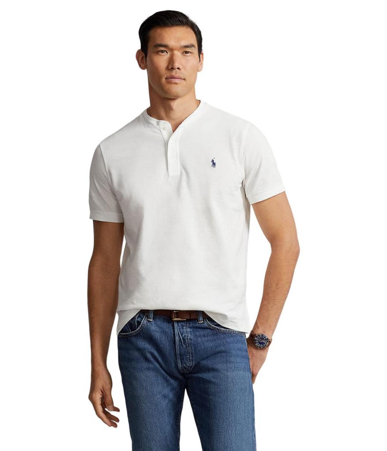 Featherweight mesh cheap henley