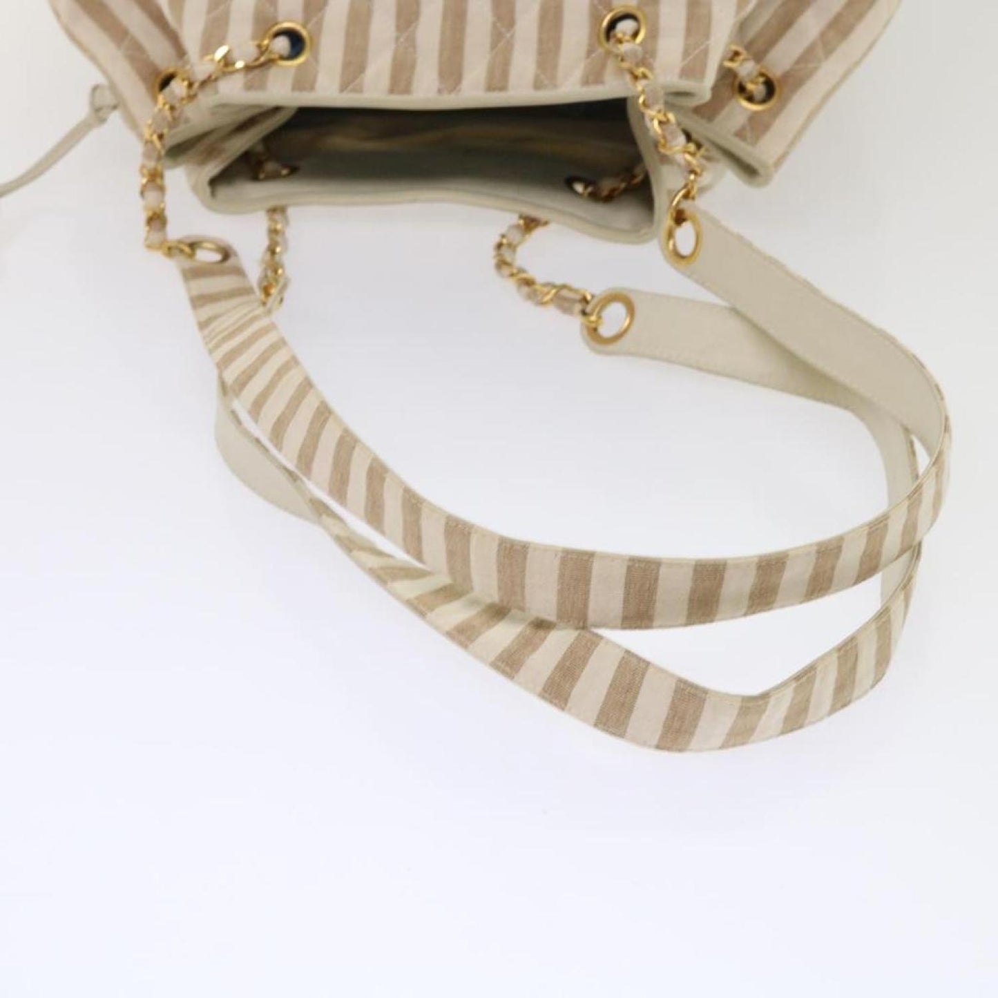 Chanel Canvas Shoulder Bag (Pre-Owned)