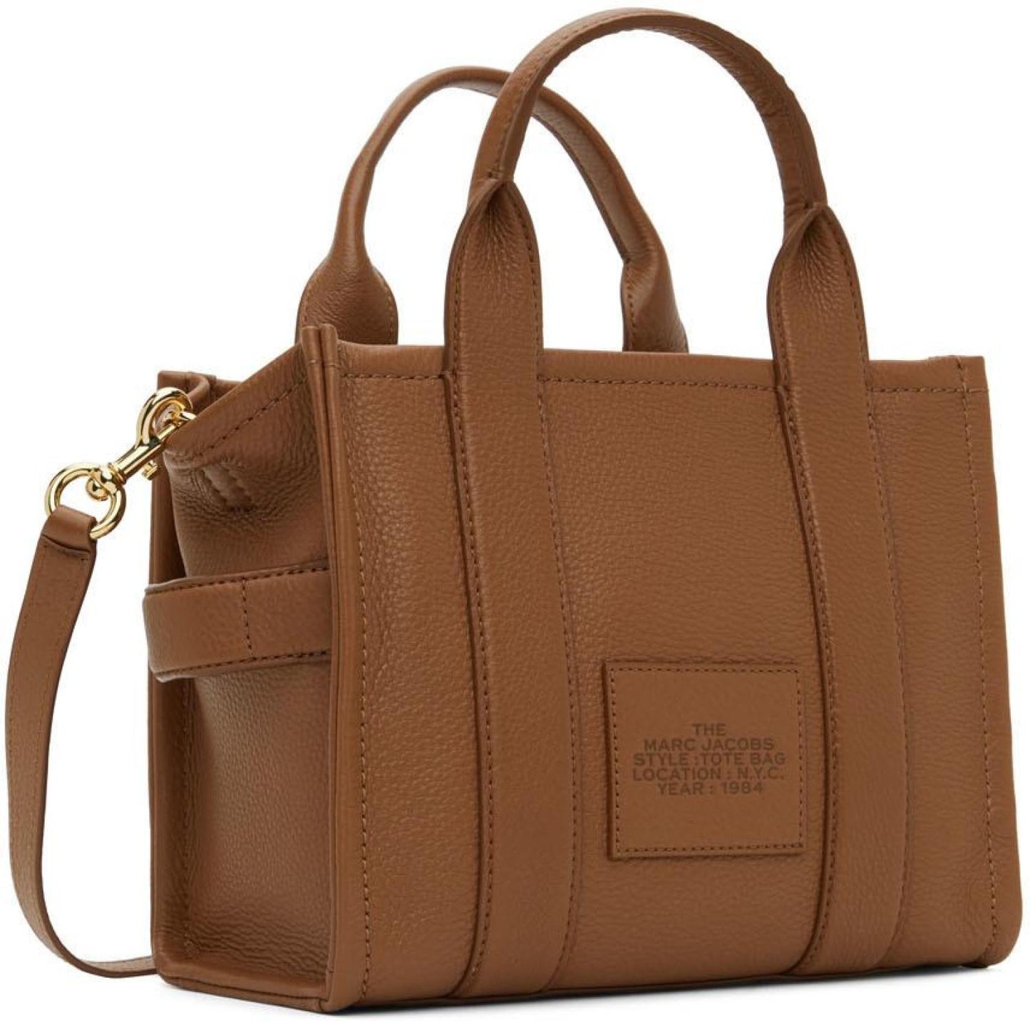 Brown 'The Mini Leather Tote Bag' Tote