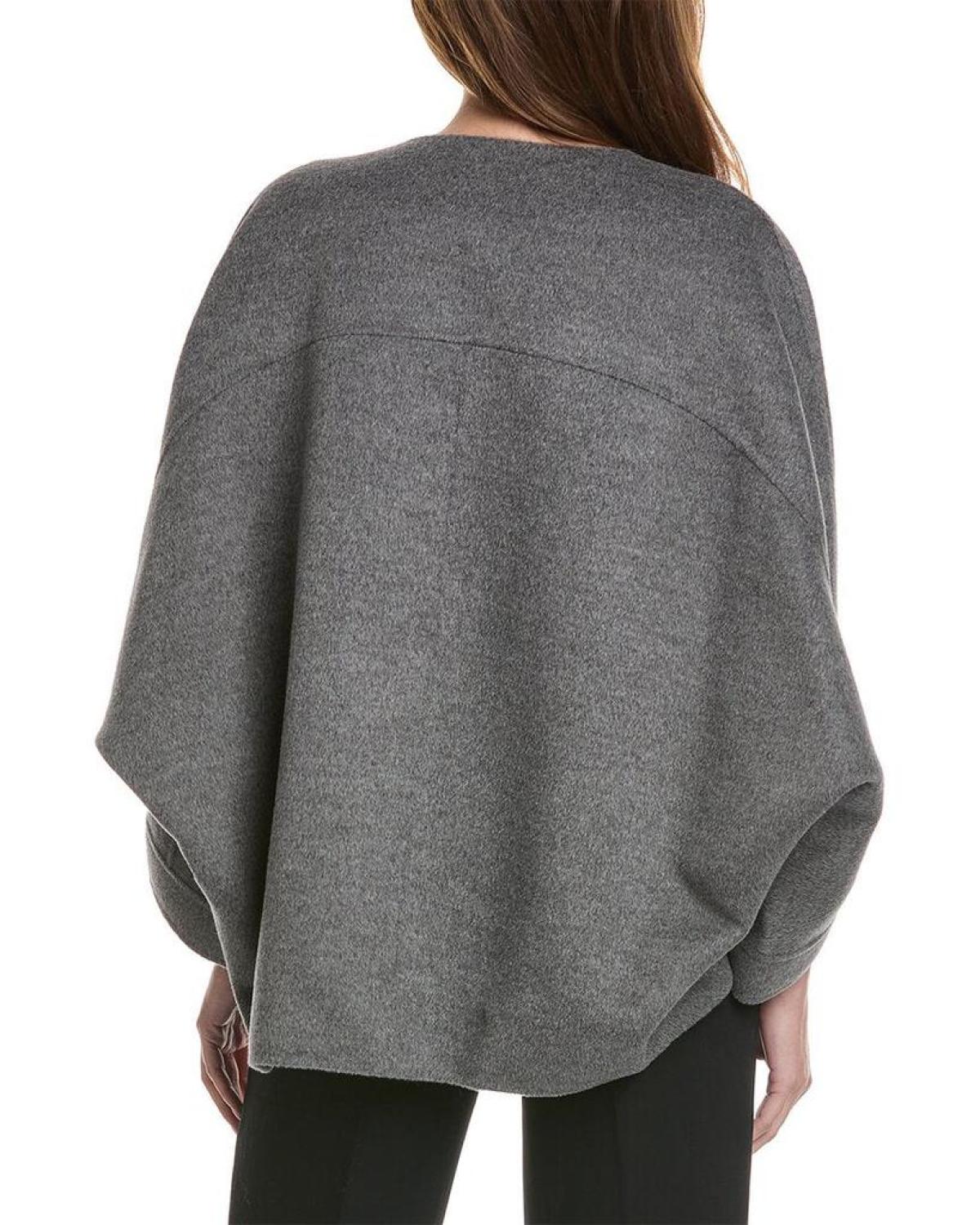 Michael Kors Melton Dolman Cookie Wool & Angora-Blend Top