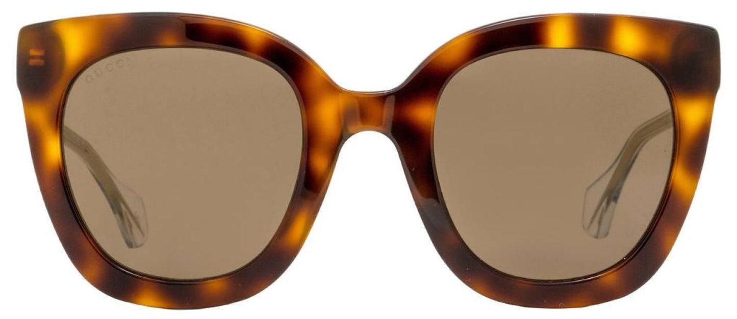 Gucci Women's  Sunglasses GG0564S 002 Havana/Clear/Gold 51mm