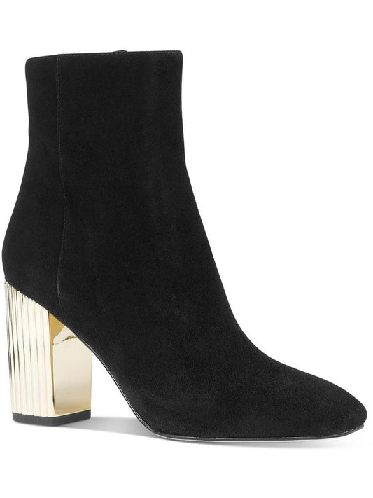 Porter Bootie Womens Leather Dressy Block Heels