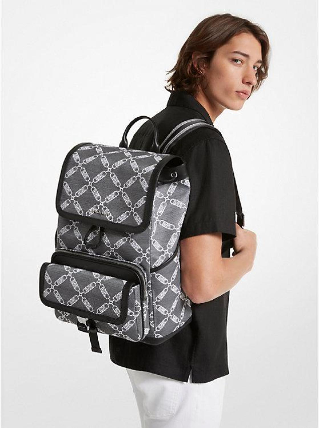 Rhea jacquard signature discount backpack