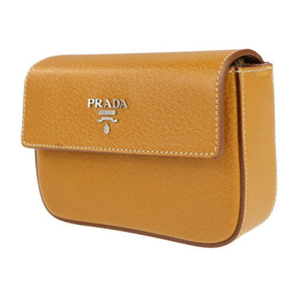 Prada Leather Clutch Bag (Pre-Owned)