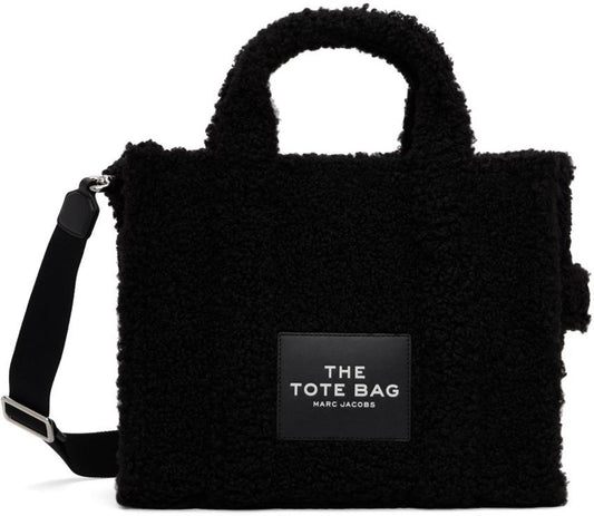 Black Medium 'The Teddy' Tote