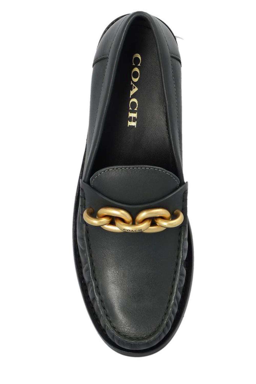 Coach Chain Detailed Loafers