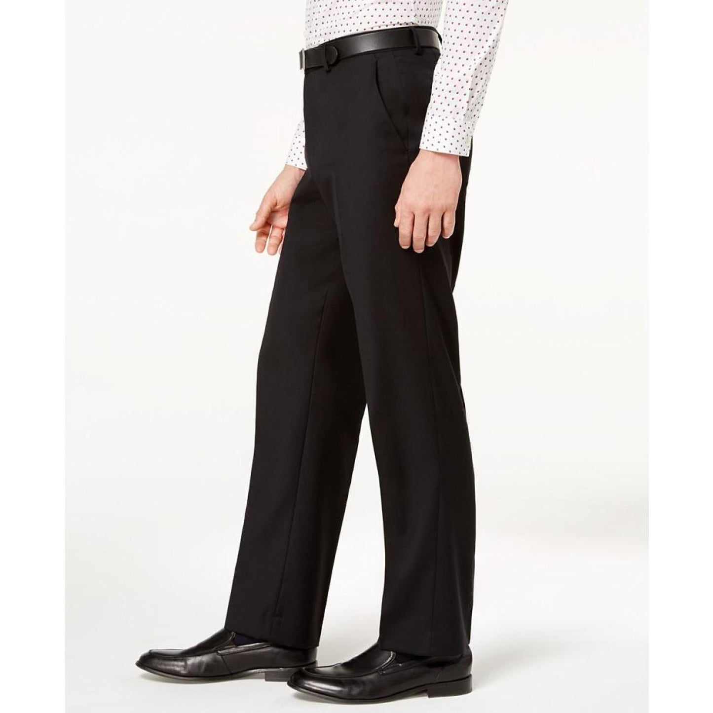 Men's Classic-Fit Airsoft Stretch Solid Suit Pants