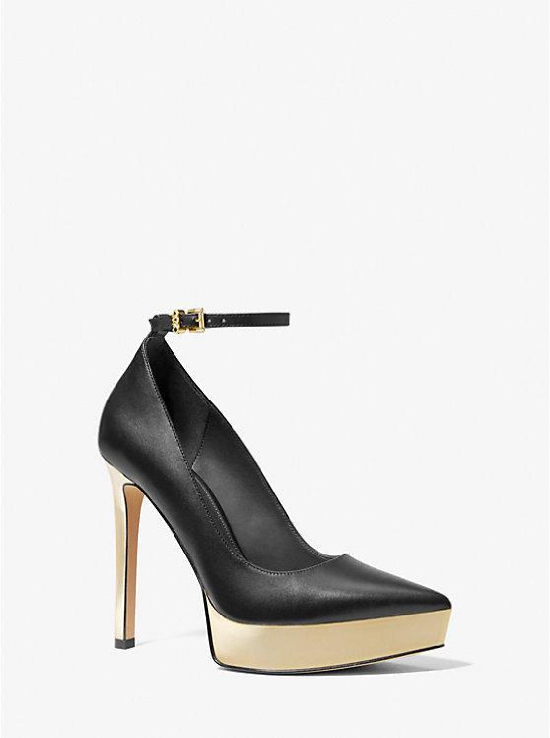 Xenia Leather Platform Pump