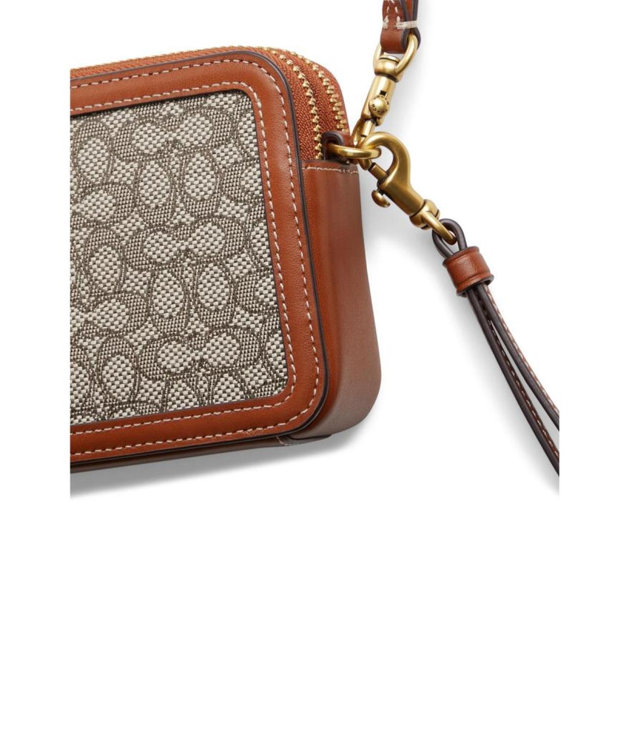 Mini Signature Jacquard Kira Crossbody