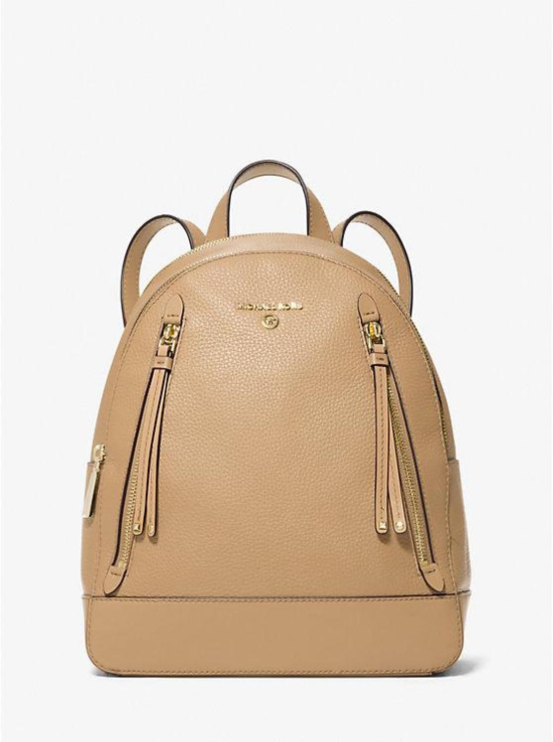 Brooklyn Medium Pebbled Leather Backpack