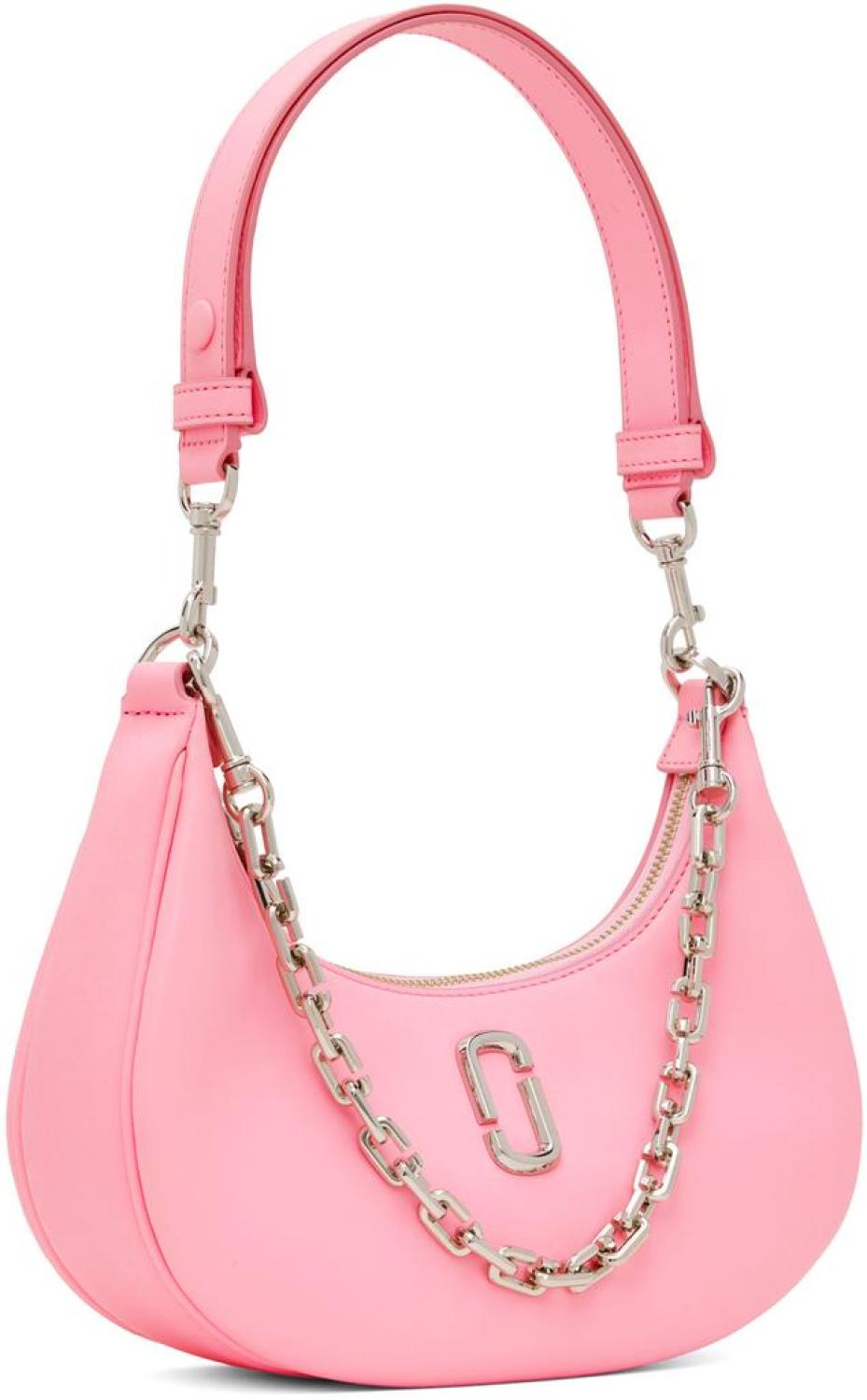 Pink Small 'The Curve' Bag