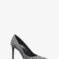 Gretel Leopard Print Calf Hair Pump