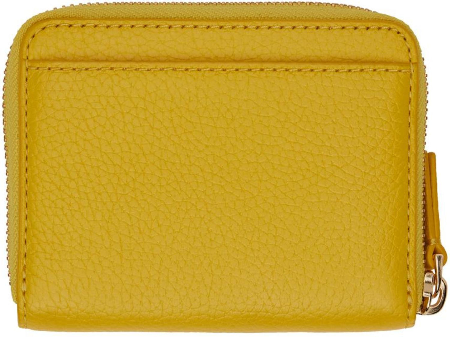 Yellow Zip Around Wallet