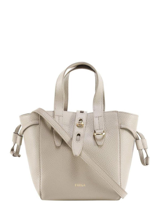 Furla Net Logo Printed Mini Tote Bag