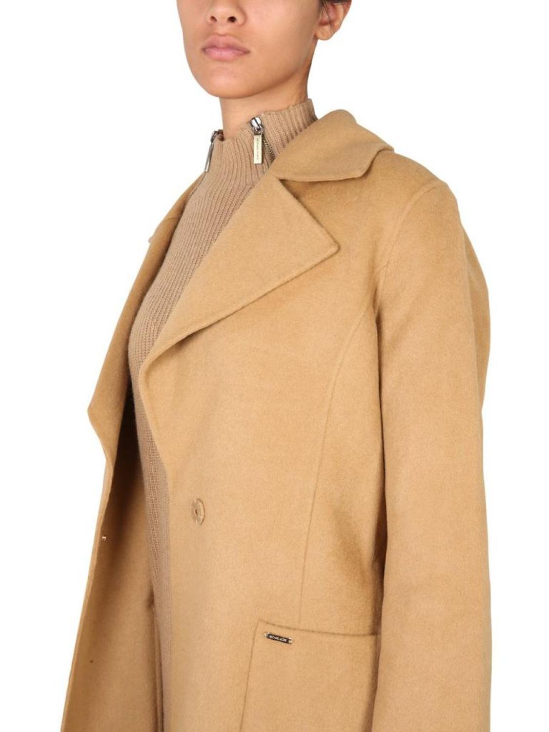 Michael Michael Kors Belted Long-Sleeved Coat