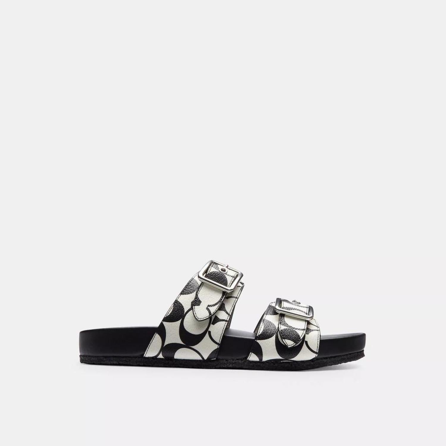 Coach signature online sandals