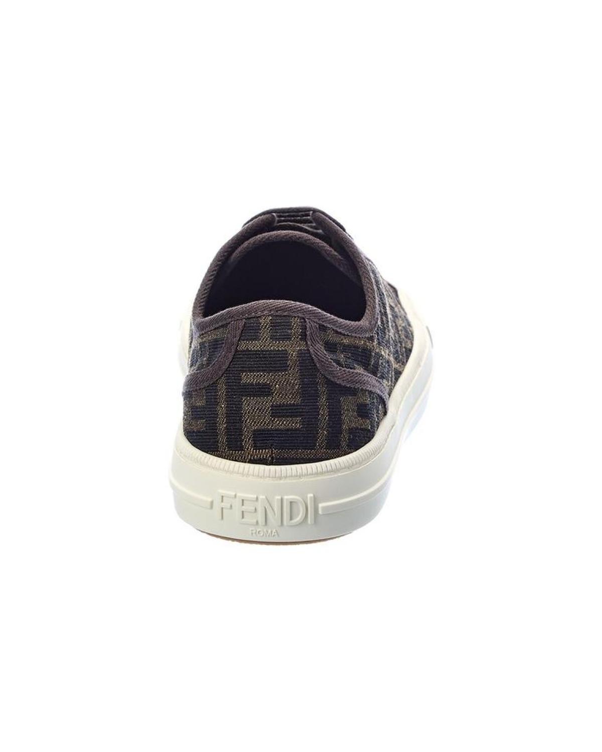 FENDI Domino FF Canvas Sneaker