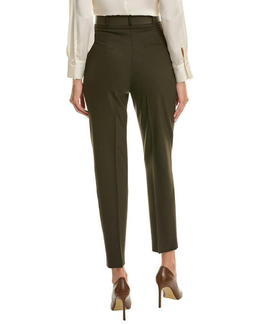 Max Mara Studio Corallo Wool-Blend Trouser