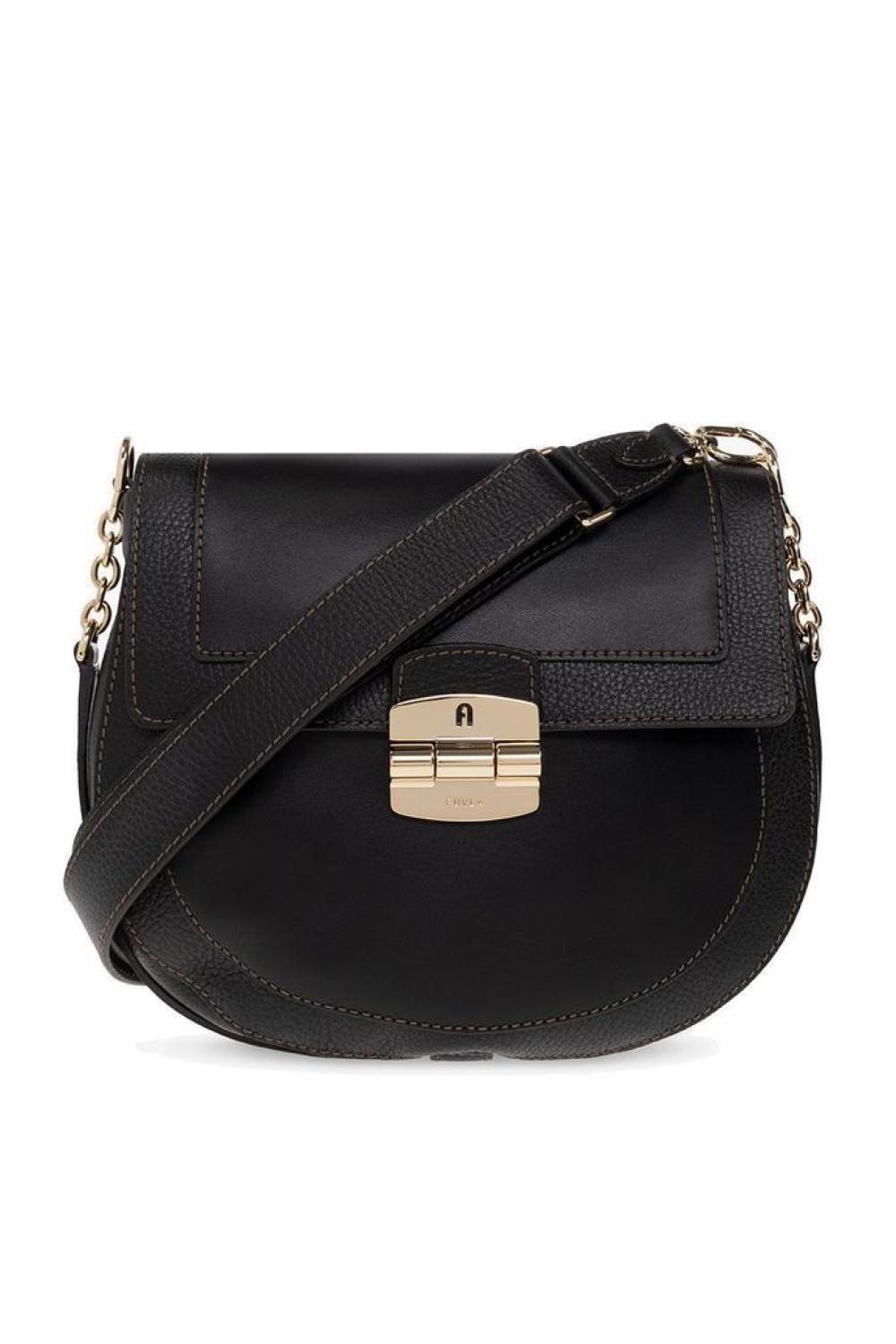 Furla Club Logo Detailed Crossbody Bag