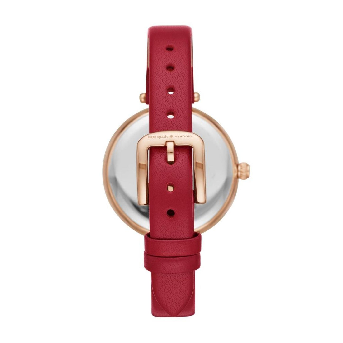 kate spade new york women's holland three-hand, rose gold-tone alloy watch