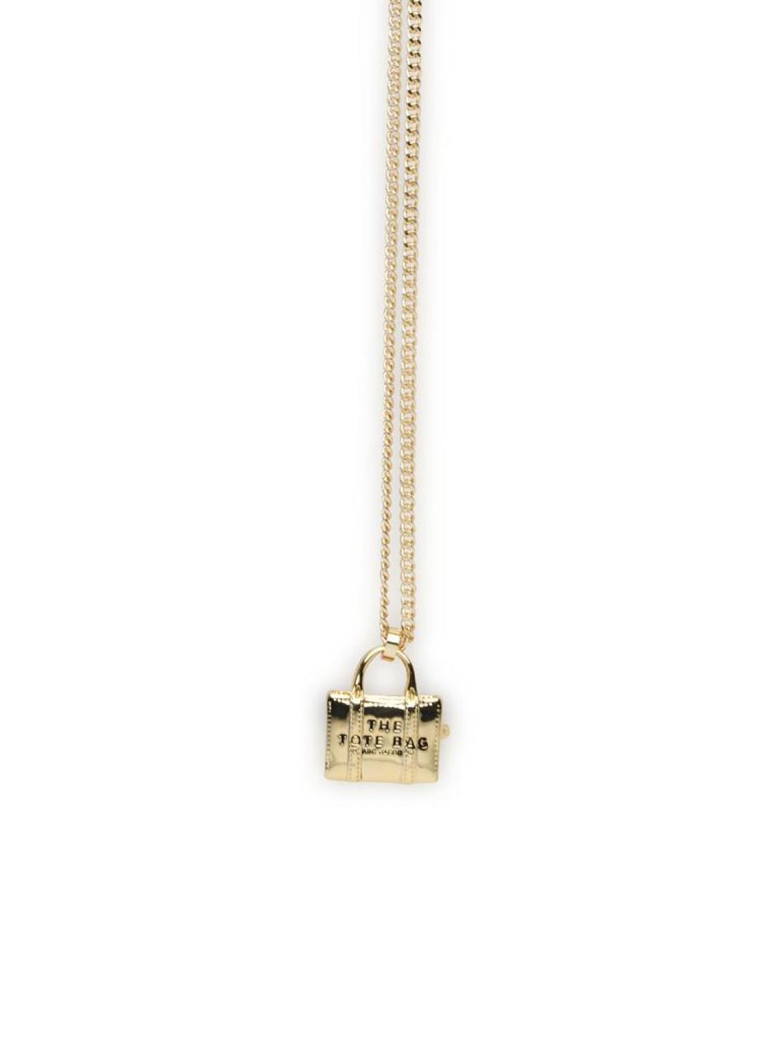 Marc Jacobs Logo Engraved The Tote Bag Necklace