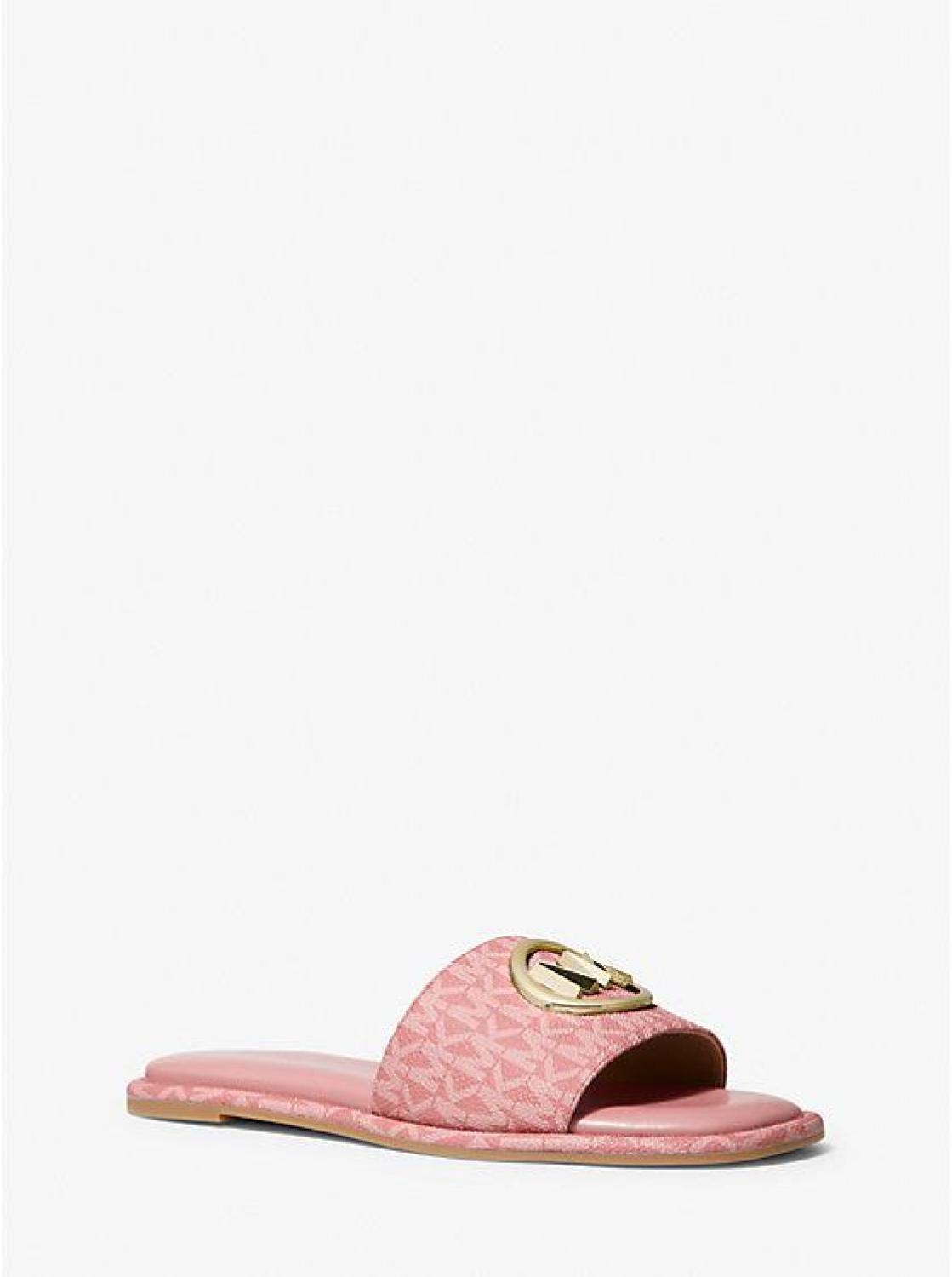 Hayworth Embellished Logo Slide Sandal