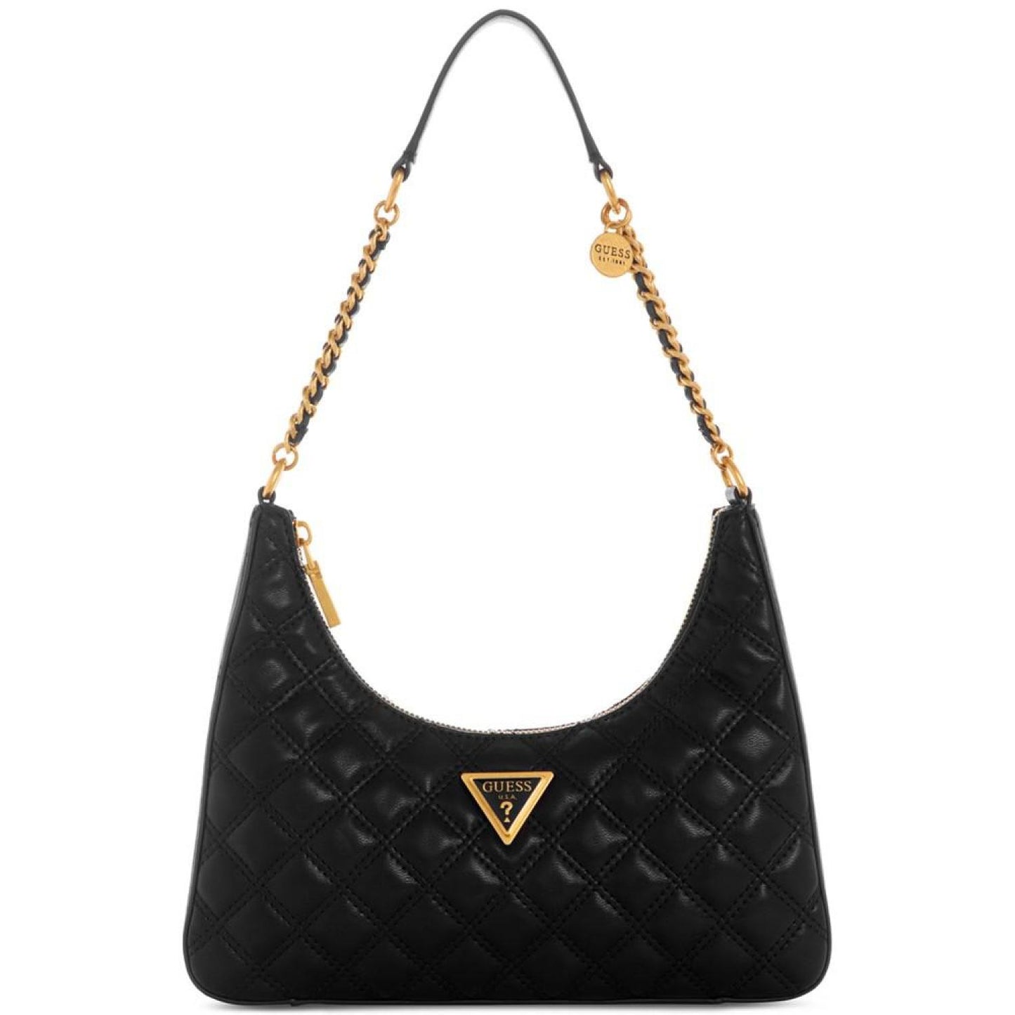 Giully Quilted Small Top Zip Shoulder Bag