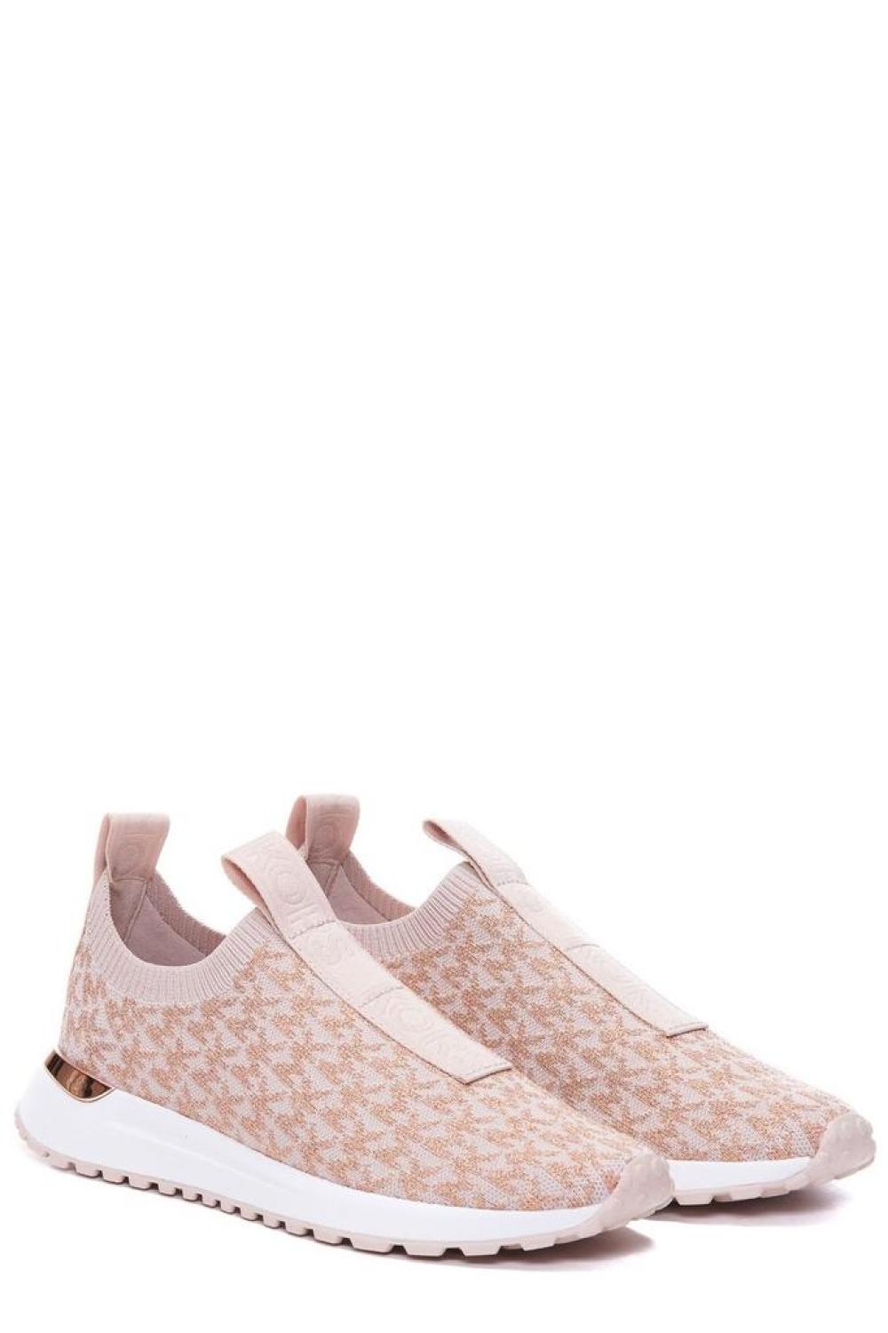 Michael Michael Kors Logo Jacquard Slip On Sneakers