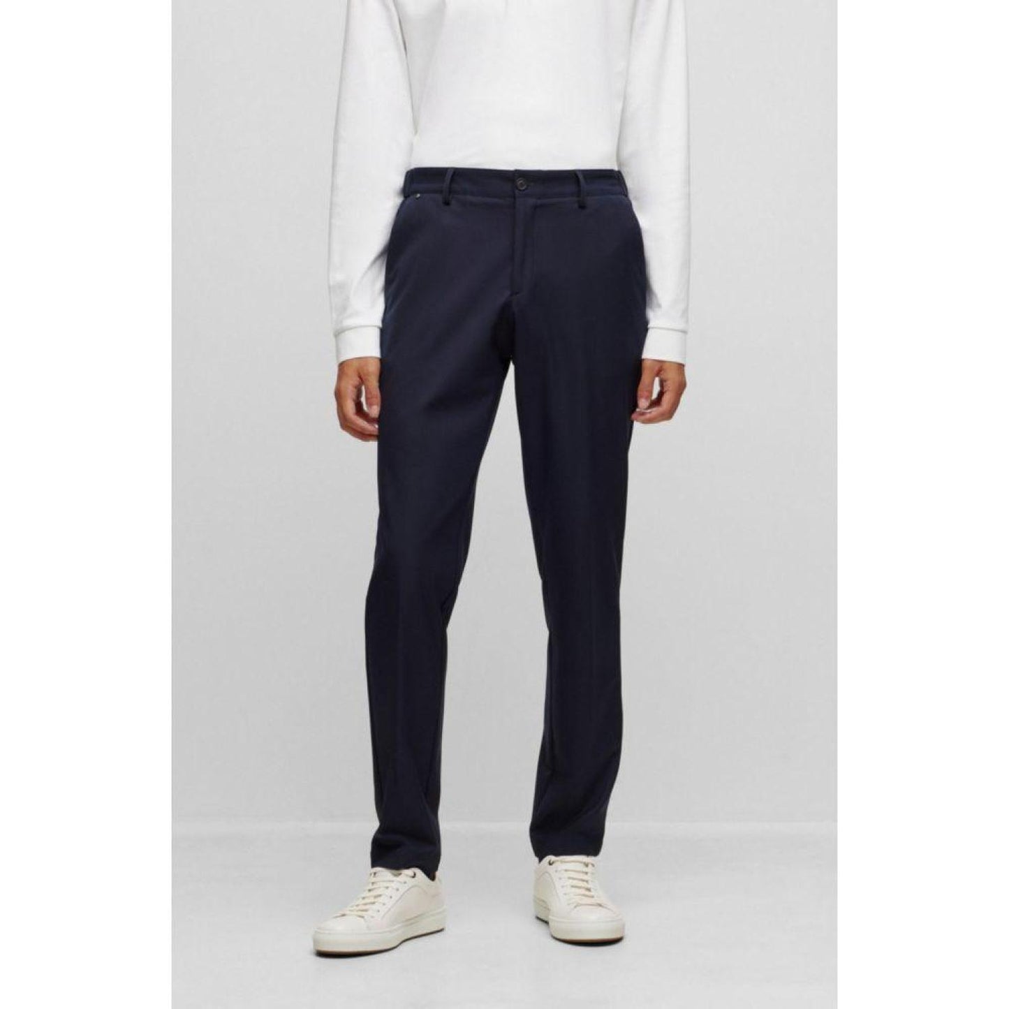 Slim-fit trousers in performance-stretch fabric