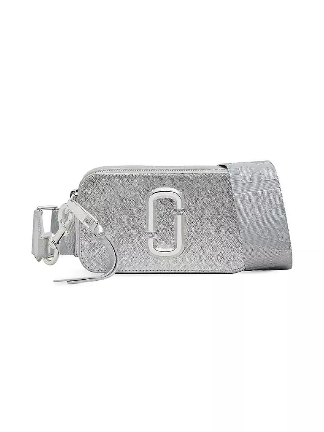 The Snapshot Metallic Leather Shoulder Bag