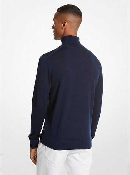 Merino Wool Turtleneck Sweater