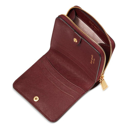 Morgan Saffiano Leather Small Compact Wallet