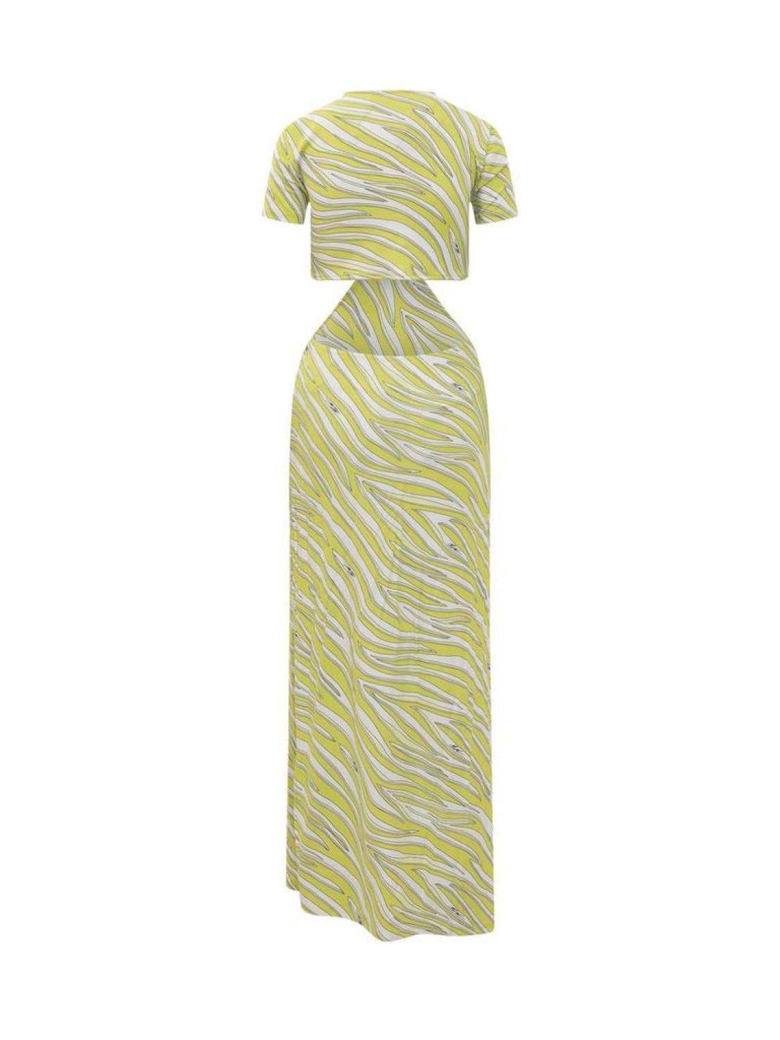 Michael Michael Kors V-Neck Cut-Out Maxi Dress