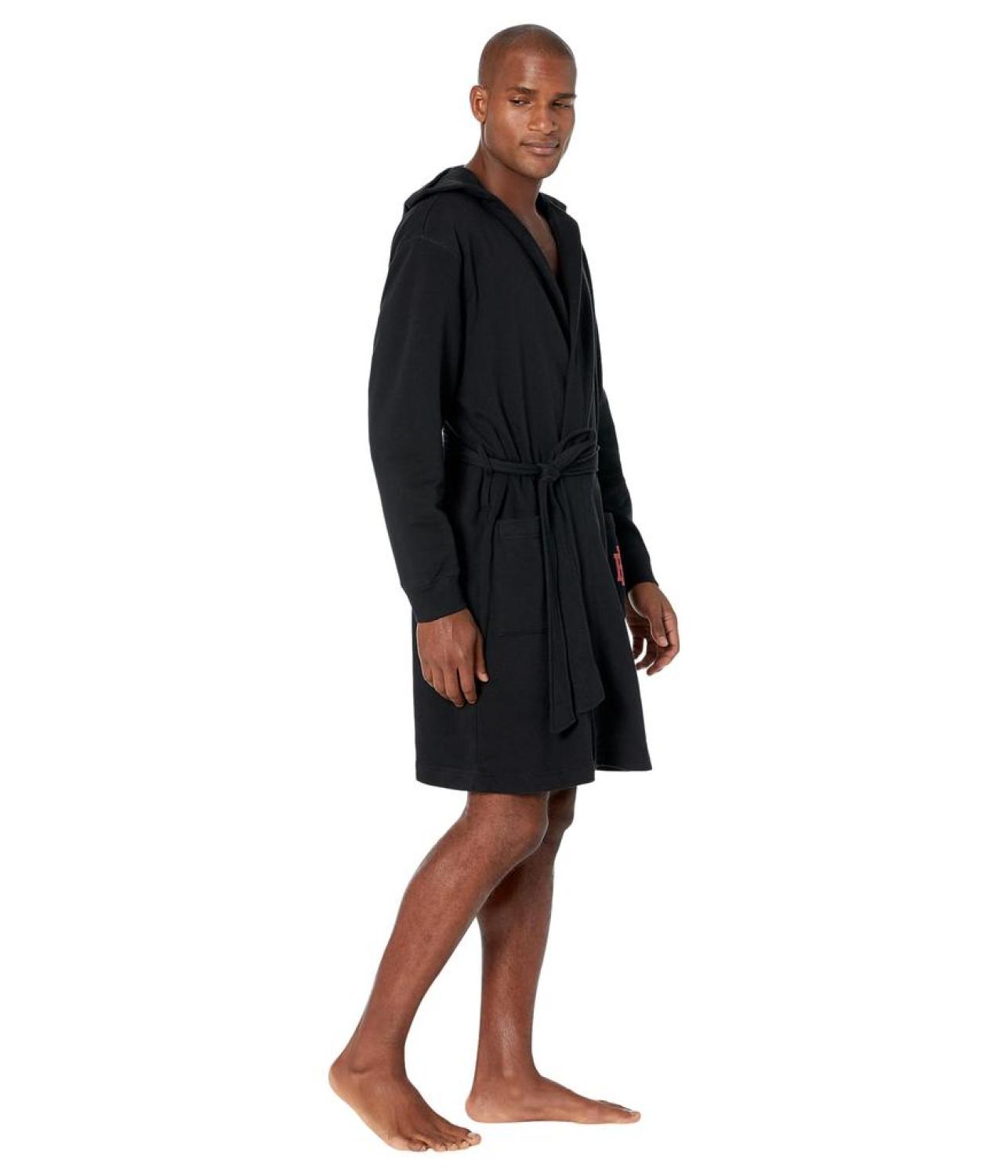 Brushed Fleece Hooded Robe