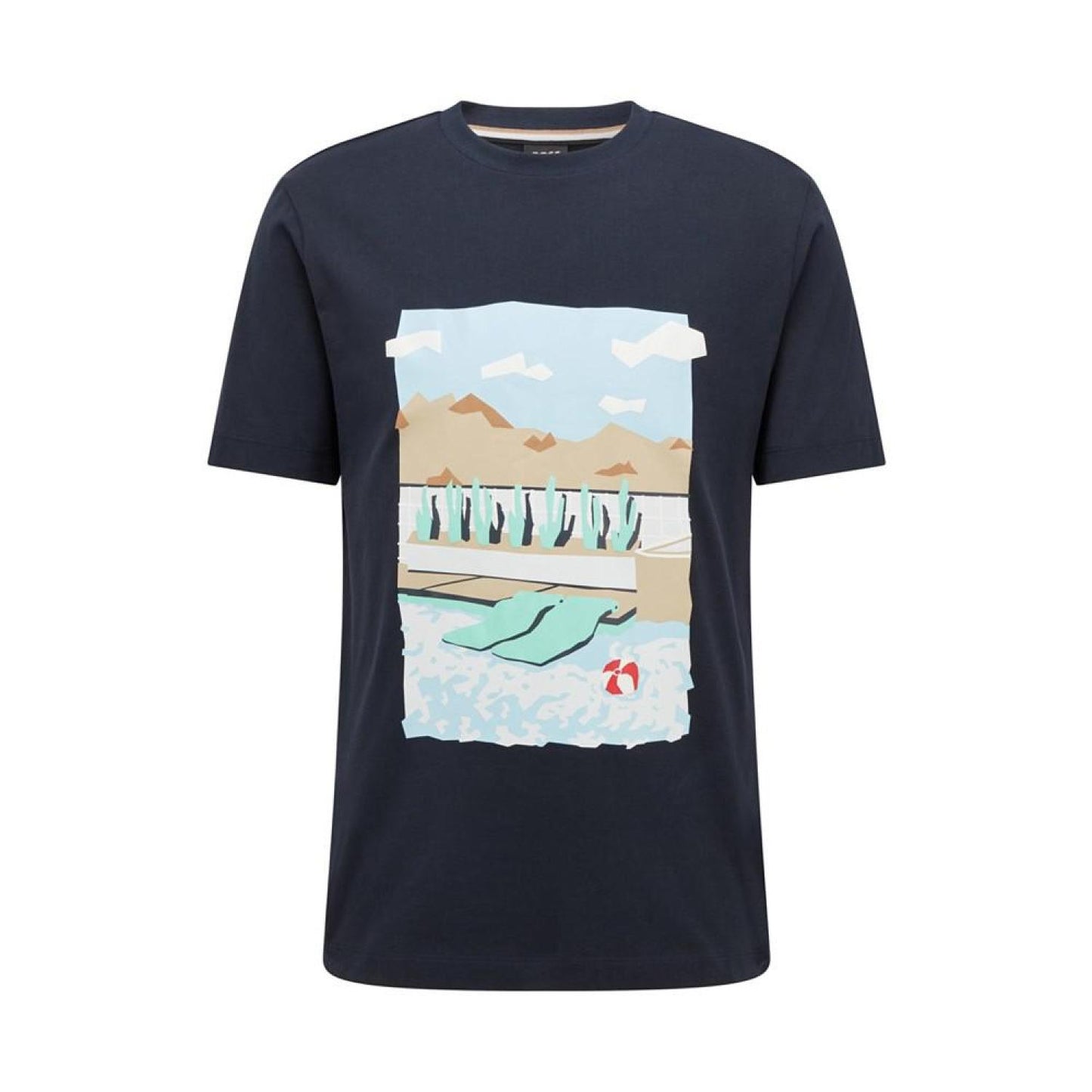 Men's Summery Artwork Regular-Fit T-shirt