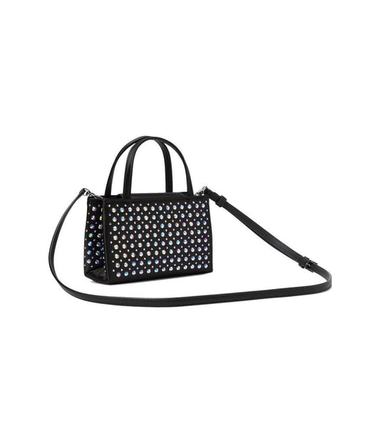 Sam Icon Crystal Embellished Fabric Mini Tote