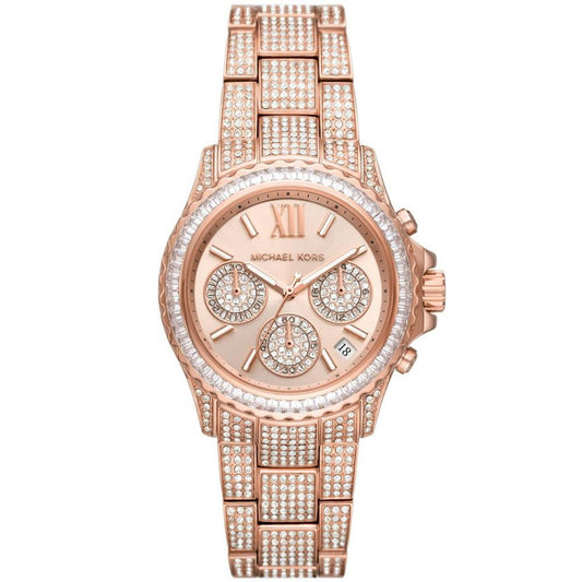 Women's Everest Chronograph Rose Gold-Tone Stainless Steel Bracelet Watch 36mm