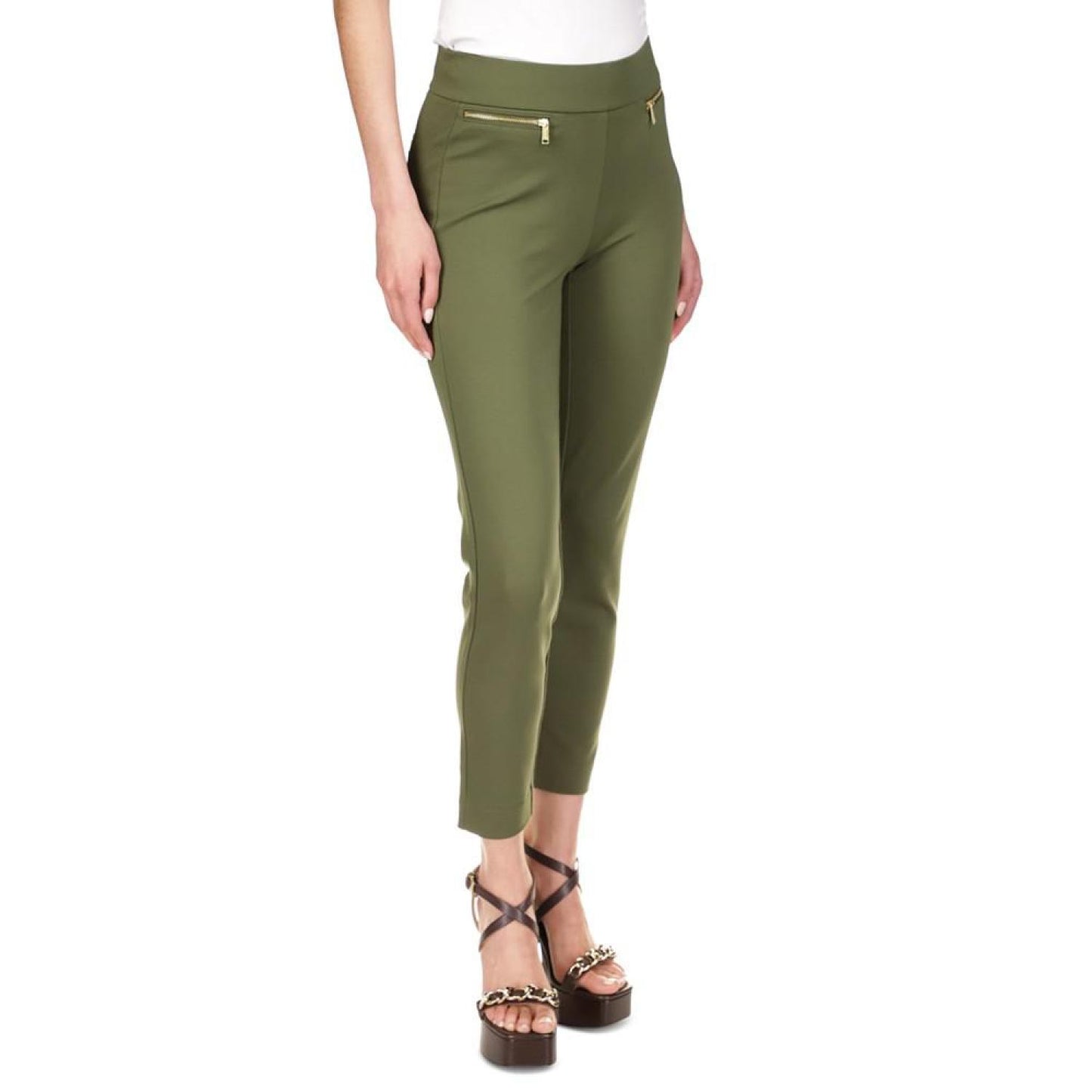 Women's Zip-Pocket Pull-On Trousers, Regular & Petite