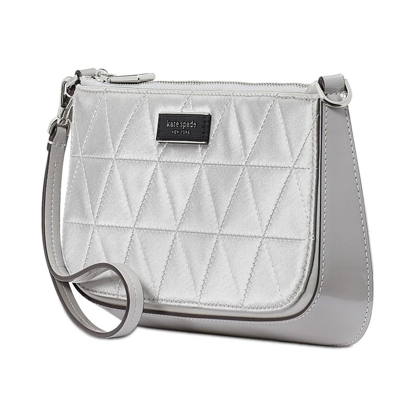 Sam Icon Quilted Satin Mini Pochette