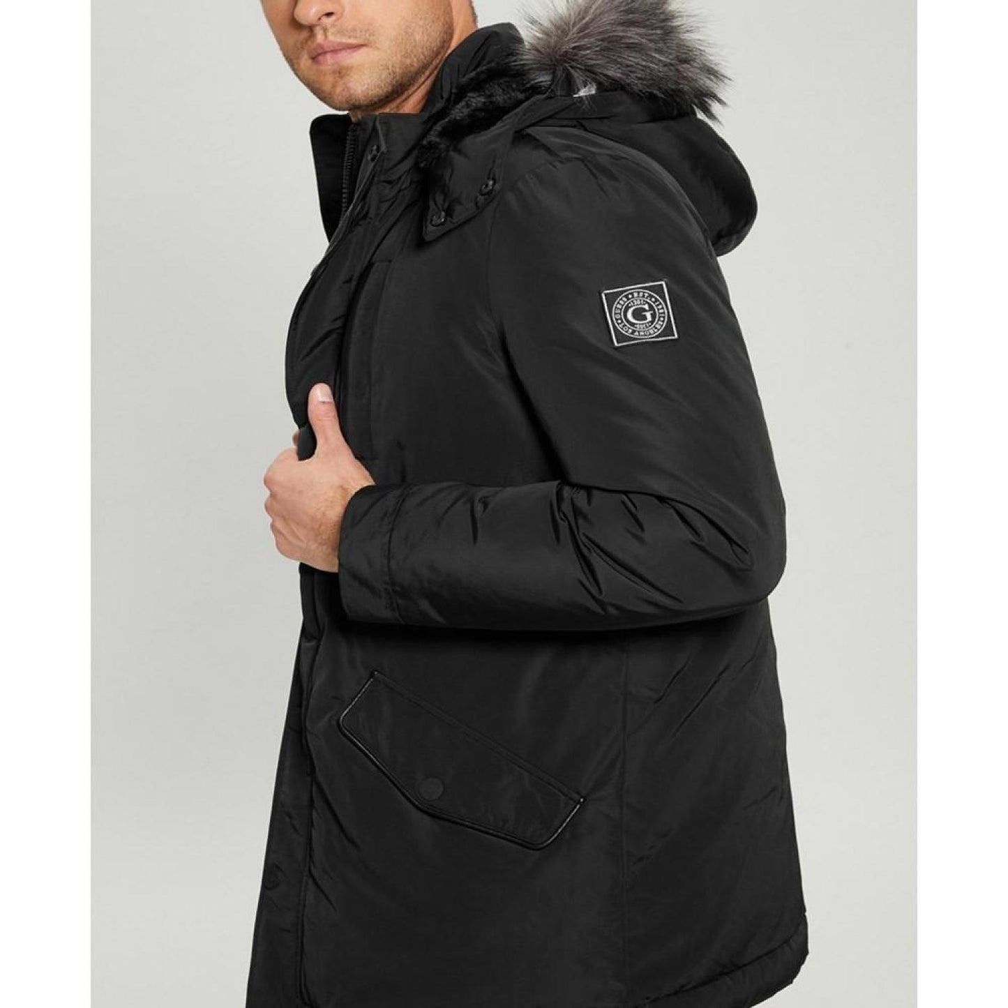 Men's Real Down Parka Jacket