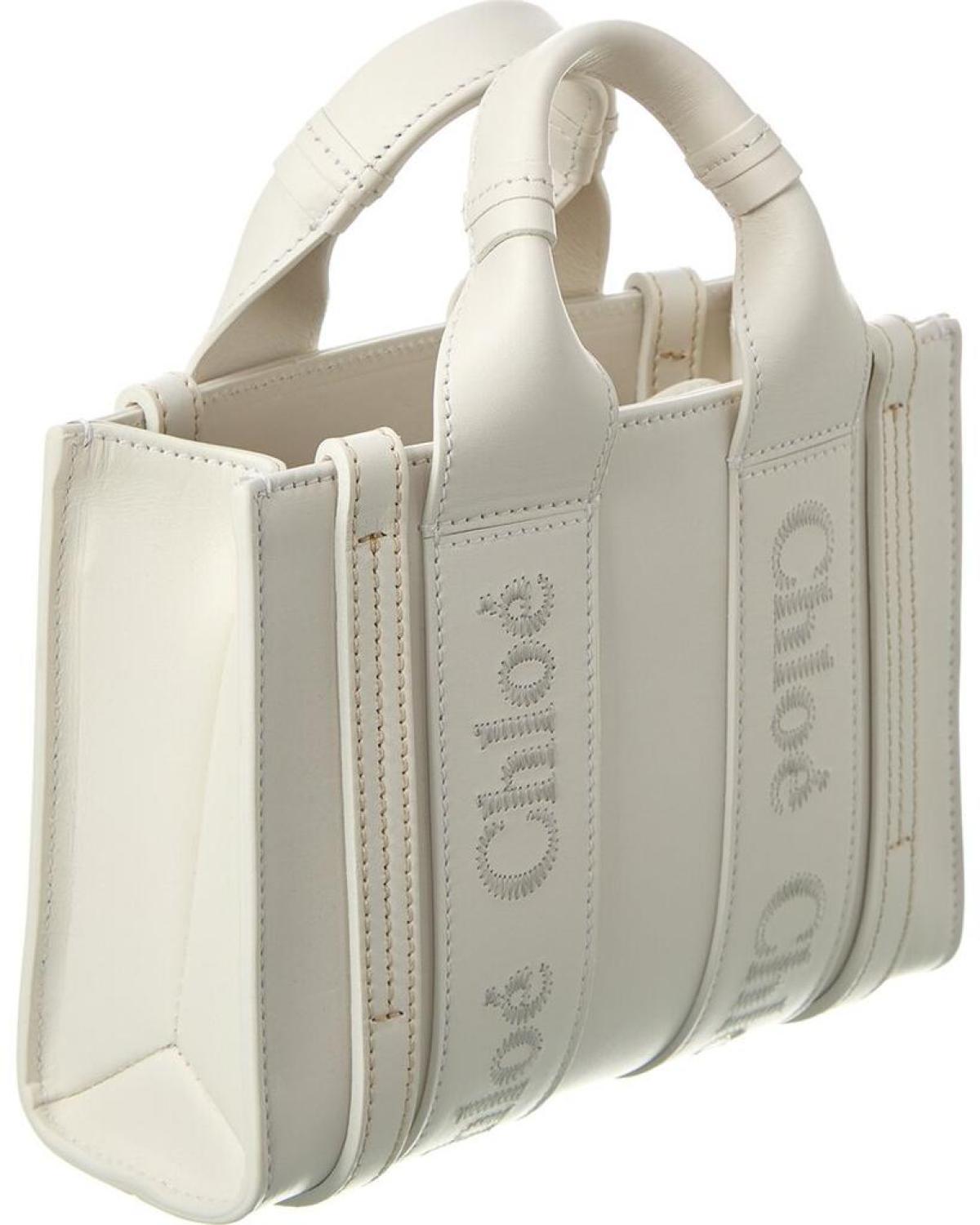 Chloé Woody Mini Leather Tote