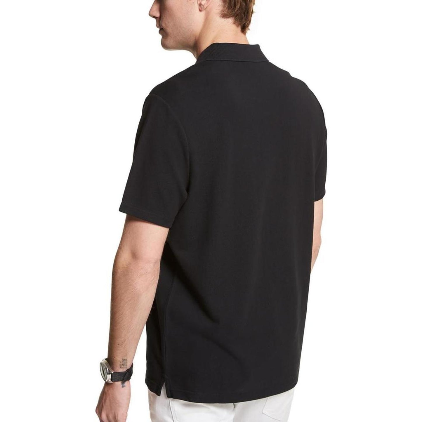 Mens Cotton Logo Polo