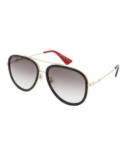 Aviator-Style Metal Sunglasses